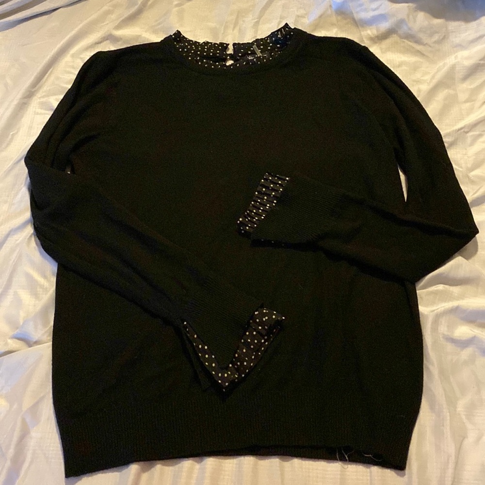 Ruffled sweater